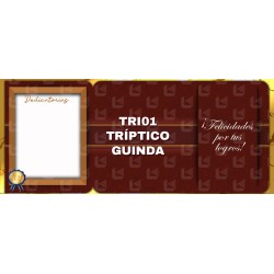 Triptico guinda es un folder resistente y con un diseño llamativo