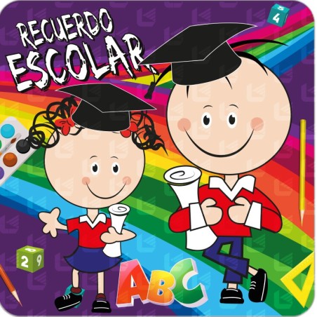 Folder niños acuarelas es un folder resistente y con un diseño llamativo