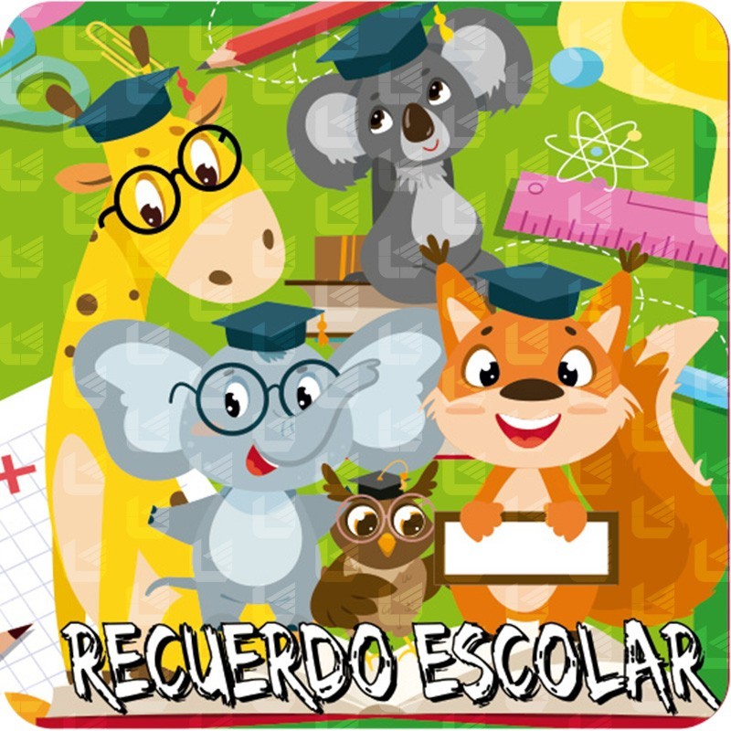Folder Animales Graduados es un folder resistente y con un diseño llamativo Folder Animales Graduados es un folder resistente y con un diseño llamativo