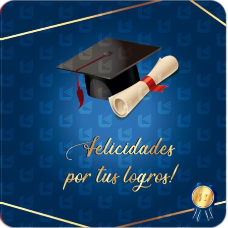 Folder birrete azul es un folder resistente y con un diseño llamativo