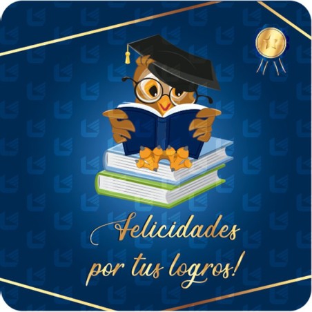 Folder búho azul es un folder resistente y con un diseño llamativo
