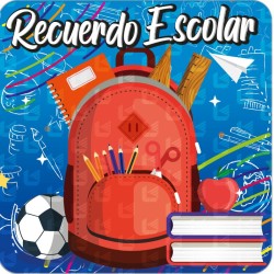Folder mochila roja es un folder resistente y con un diseño llamativo