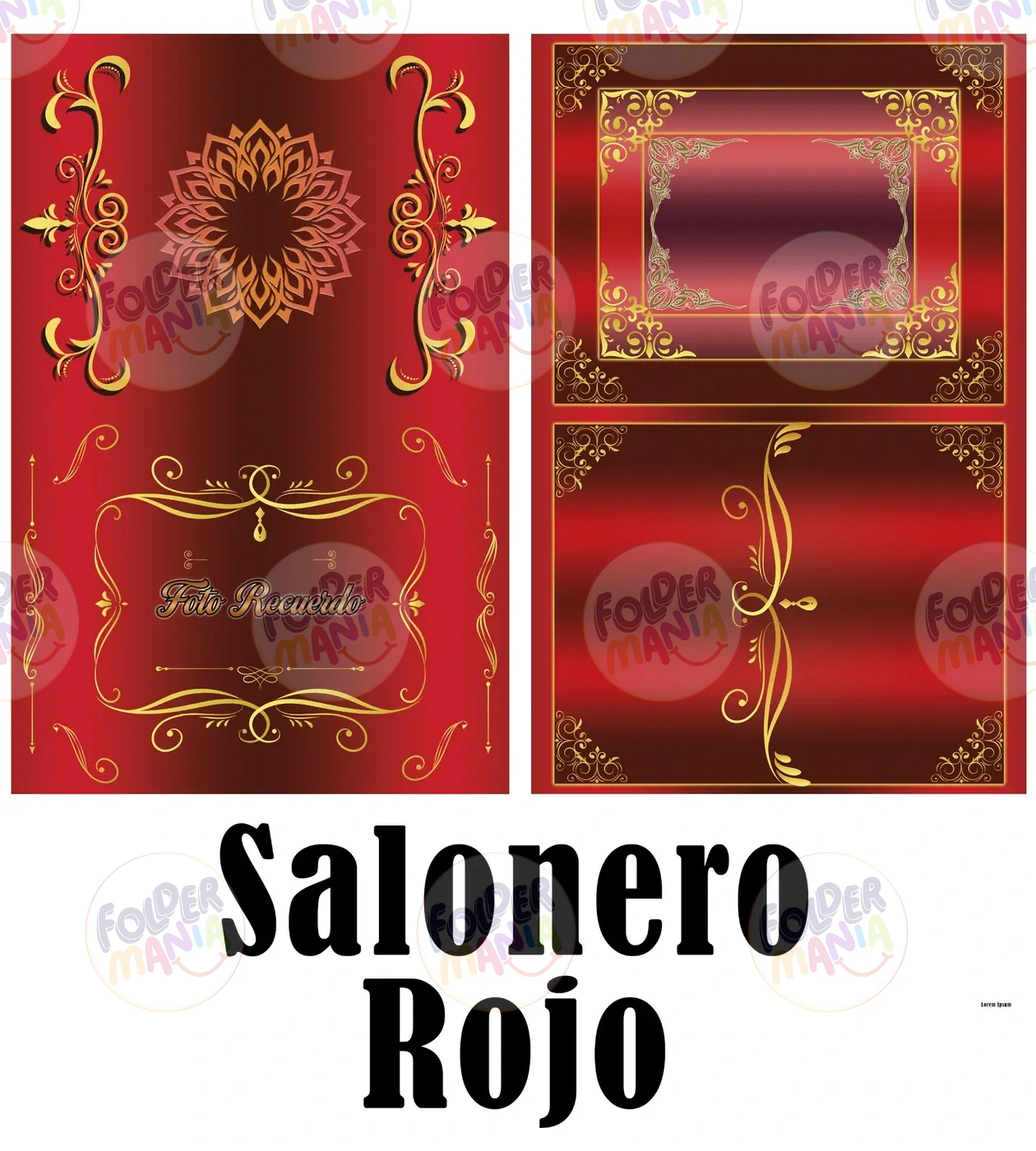 Modelo Salonero rojo
