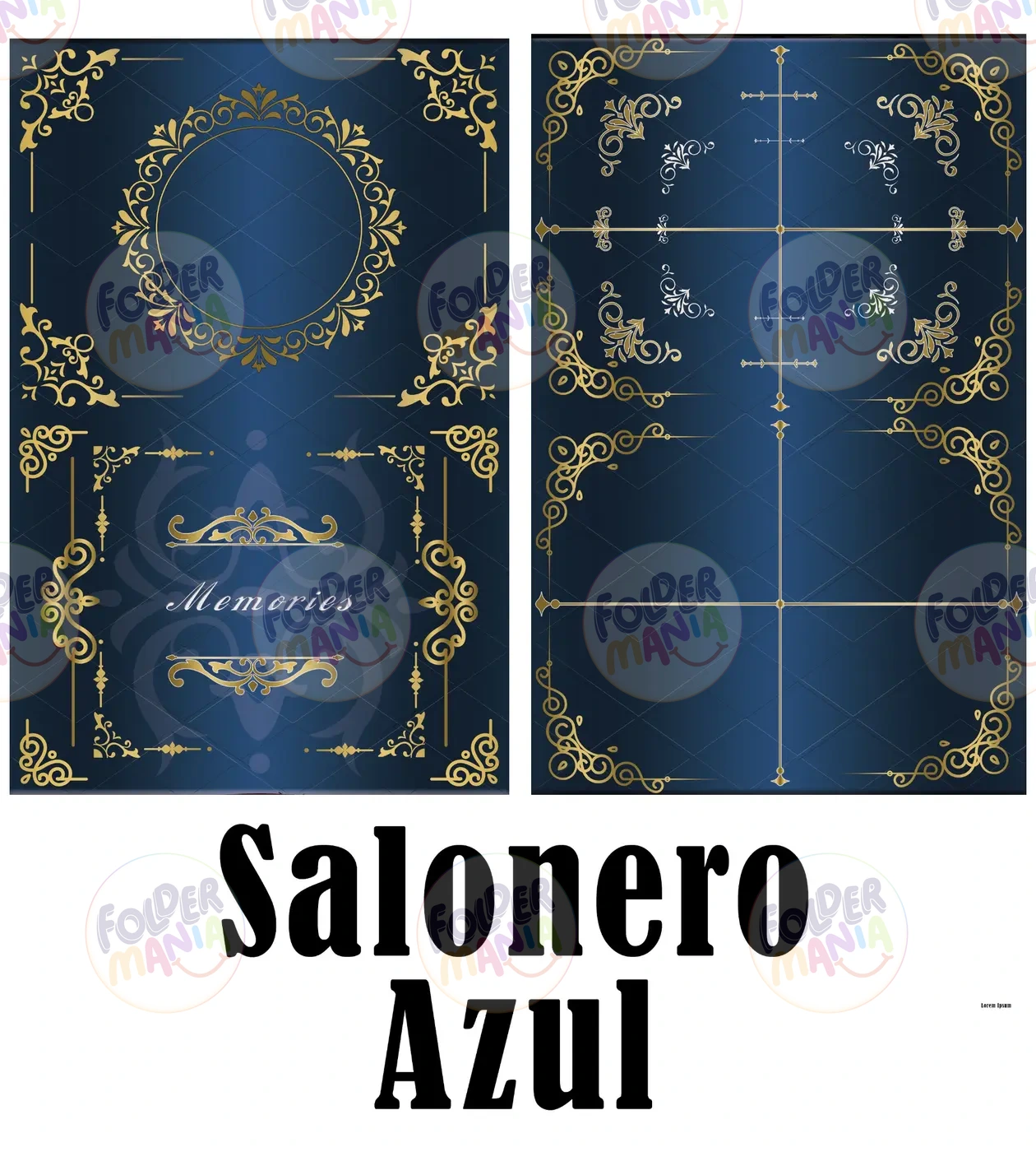 Modelo Salonero azul