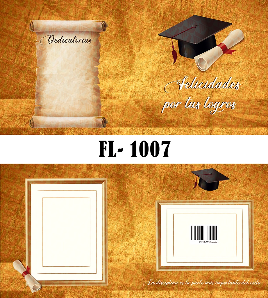 Folder birrete amarillo