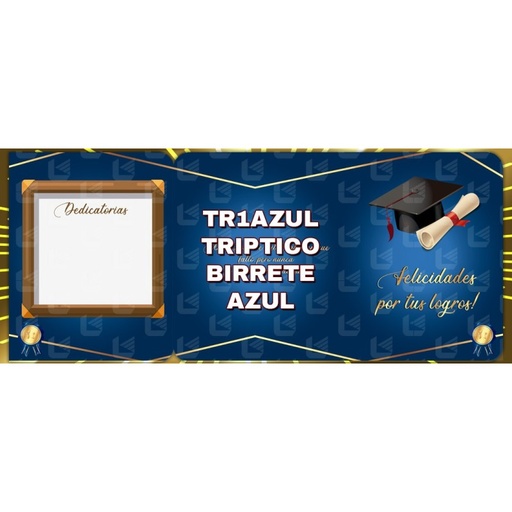 [Tríptico Birrete Azul] Tríptico Birrete Azul