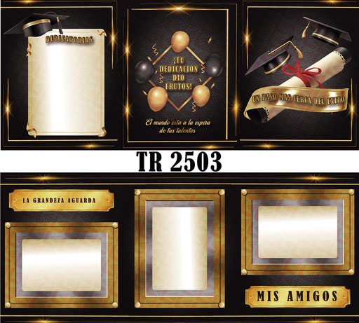 [Tríptico BGemelos] Tríptico birretes gemelos